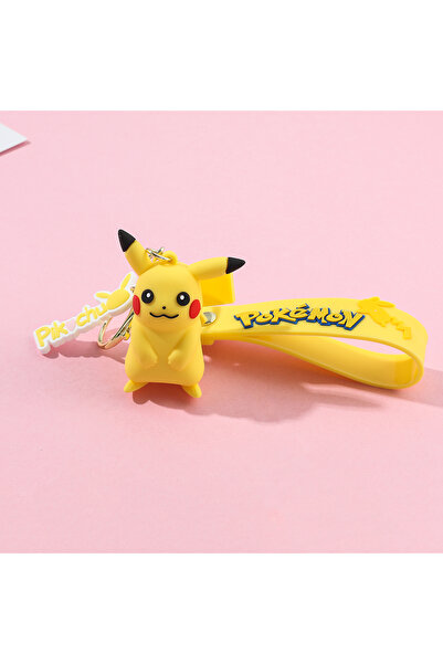 Miniso مجموعة سلسلة مفاتيح بوكيمون KC4285 - سلسلة مفاتيح لطيفة على شكل بيكاتشو وأصدقائه، سلسلة مفاتيح على شكل نسخة Q، سلسلة مفاتيح على شكل أنمي، سلسلة مفاتيح كاواي