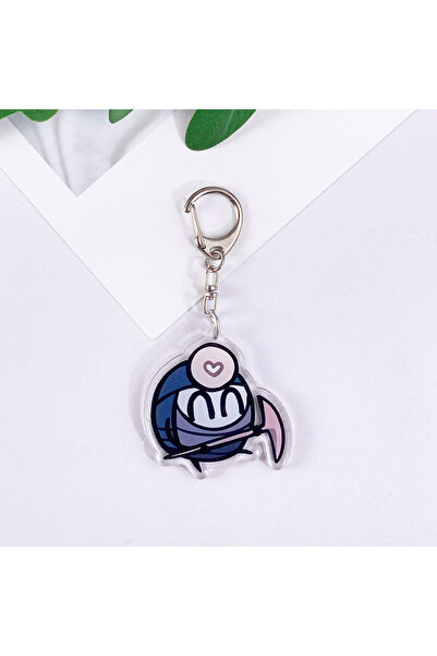Miniso 5 cm 8 Anime Hollow Knight Acrylic Keychain Accessories Creative Bag C...