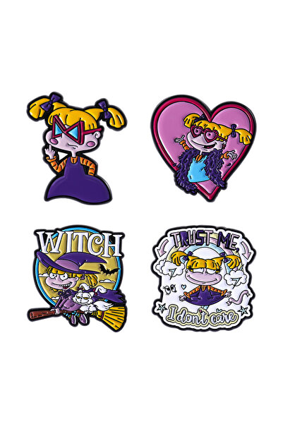 Choice مجموعة من 22 دبوسًا من 2 إلى 4 قطع/مجموعة من دبابيس المينا اللطيفة على...