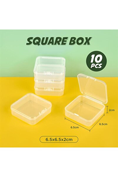 Choice صندوق بلاستيكي مستطيل الشكل مقاس XL، 10 قطع، صندوق شفاف، صندوق تعبئة، ...