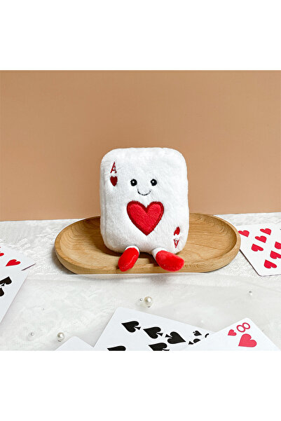 Choice W10101 Creative playing cards plush pendant ace of spades soft stuffed...