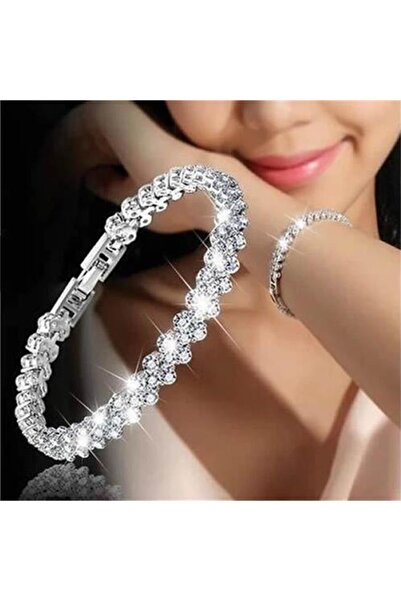 Choice سوار YS 18 الروماني المرصع بقلب مائي بتصميم الأقلية مع زركون كريستالي ...