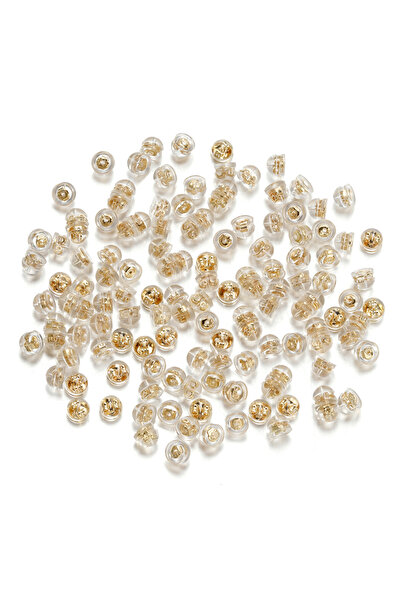 Choice 20 قطعة من سدادات الأذن الخلفية المصنوعة من السيليكون من KC Gold، حلقا...