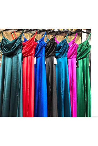 OEMN Rochie Dama Satin Lunga - Clara