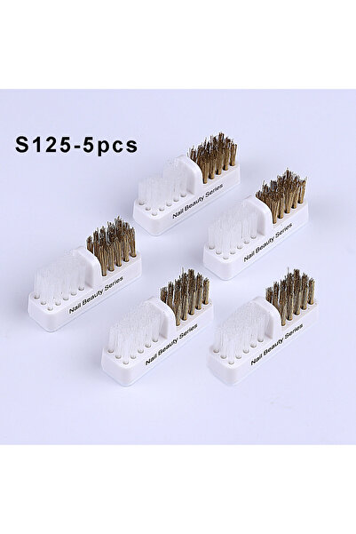 Choice S125-5 قطع 5 قطع رأس طحن الأظافر الكهربائية فرشاة تنظيف مانيكير محمولة مثقاب بت منظف دوا