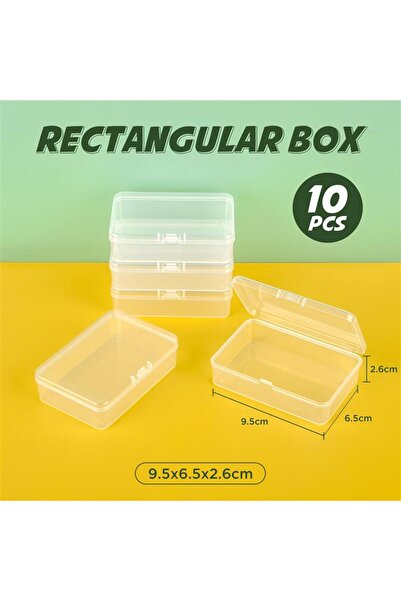 Choice نمط 2 م 10 قطع صندوق بلاستيكي صندوق مستطيل صندوق شفاف صندوق تعبئة صندو...