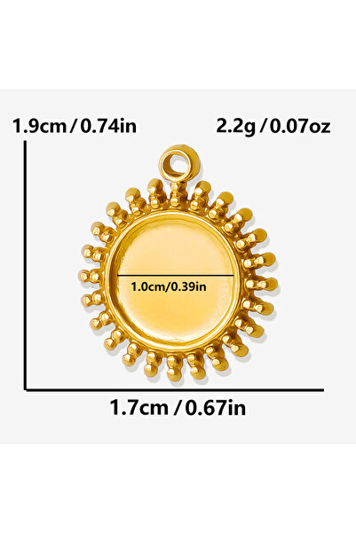 Choice S1889-G، 10 قطع من قلادات عباد الشمس العصرية الجديدة المصنوعة من الفول...
