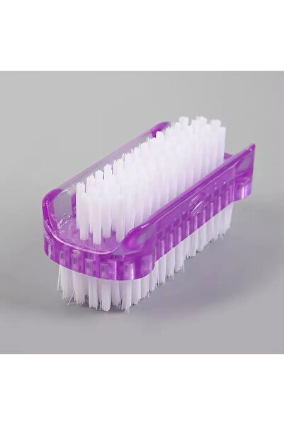 Choice فرشاة تنظيف الأظافر ذات الوجهين باللون الأرجواني، أداة مانيكير وباديكي...