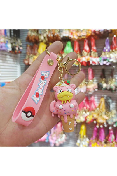 Choice Style 5 MINISO Cartoon Ice Cream Cone Series Pikachu Keychain Pokemon ...