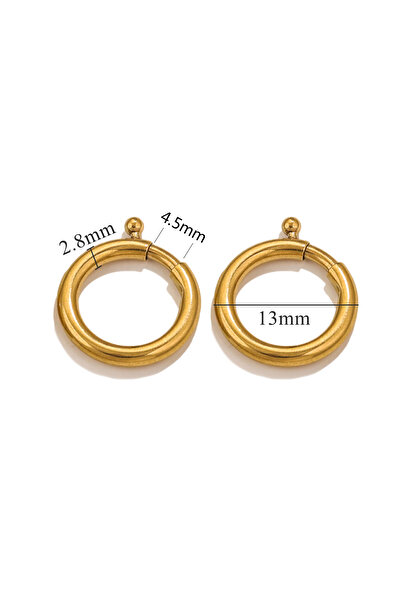 Choice GC-2PCS 2pcs Stainless Steel Spring Chic Round Lobster Clasp Necklace ...