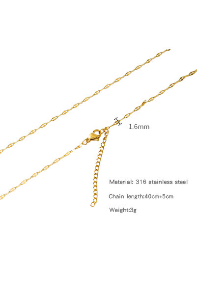 Choice HC0027G1645 HIYEE Stainless Steel Snake Ball Stick O Shape Beads Rope ...