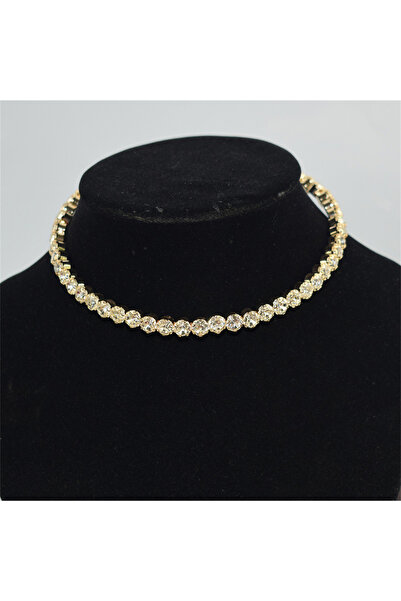 Choice Gold-color Fashionable Elegant Rhinestone Charm Clavicle Chain Jewelry...