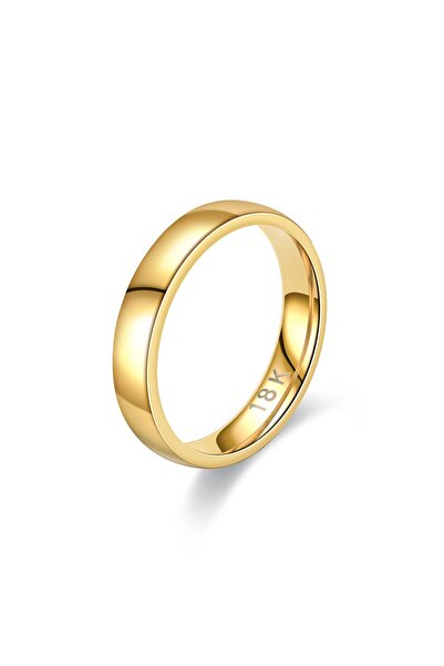 Choice خاتم من الفولاذ المقاوم للصدأ مطلي بالذهب عيار 18 قيراطًا باللون الفضي Anillos Mujer خاتم زفاف للزوجين من Bague Fem