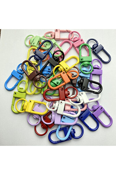 Choice لون عشوائي 10 قطع/مجموعة مشبك كلب دوار ذهبي اللون من الروديوم مشبك جرا...