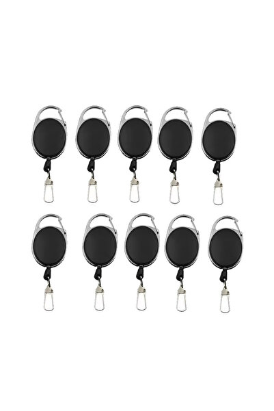 Choice 10 PCS 1/3/5/10Pcs Fly Fishing Key Ring Retractor Tool Retractable Key...