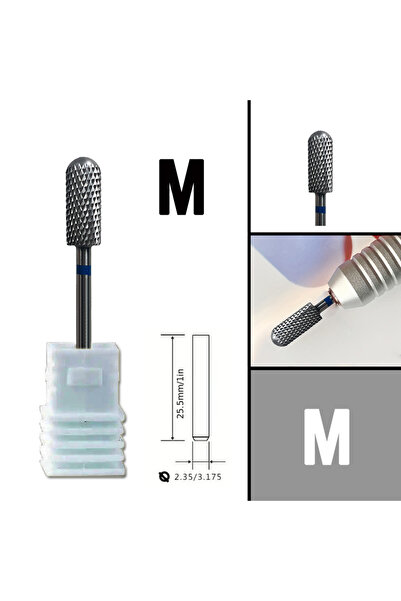 Choice3 مبرد أظافر صغير الحجم ذو رأس مستدير من كربيد التنجستن الصلب الأصلي، م...