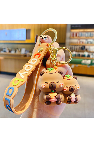 Choice KC4921 Capybara Keychain Cute Capybara Doll School bag Pendant For Car...
