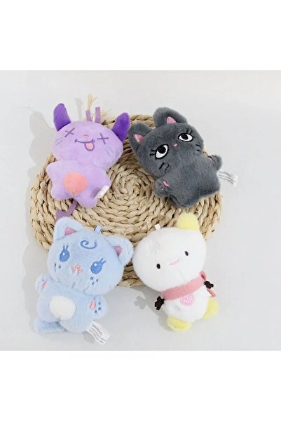 Choice 4 قطع - 12 سم سلسلة مفاتيح من القطيفة من Aespa KARINA GISELLE WINTER N...