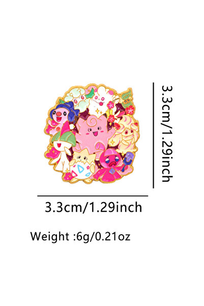 Choice 6 Popular Anime Cute Elf Duck Enamel Pin Lapel Pins for Backpacks Cart...