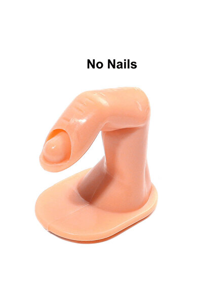 Choice لا مسمار 1 قطعة من البلاستيك وضع الاصبع مانيكير ممارسة الاظافر الاصبع ...