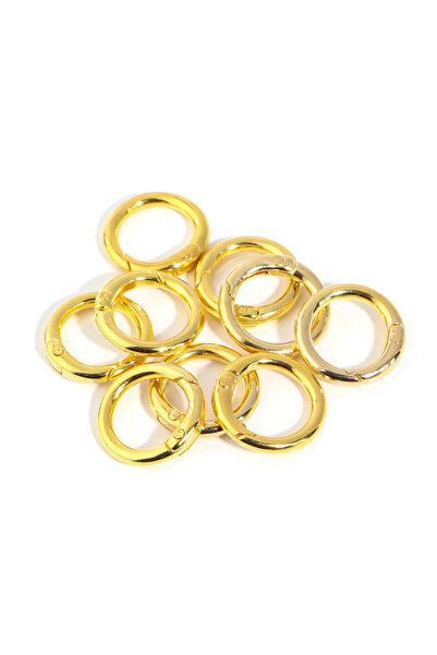 Choice 25 مم 10 قطع ذهبية 5-10 قطع معدنية حلقات O مشابك زنبركية قابلة للفتح ح...