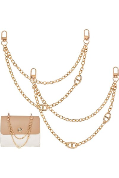 Choice AECH07-04420 قطعتان من سلسلة الحقائب بطول 11.57 بوصة، حزام معدني مزخرف...