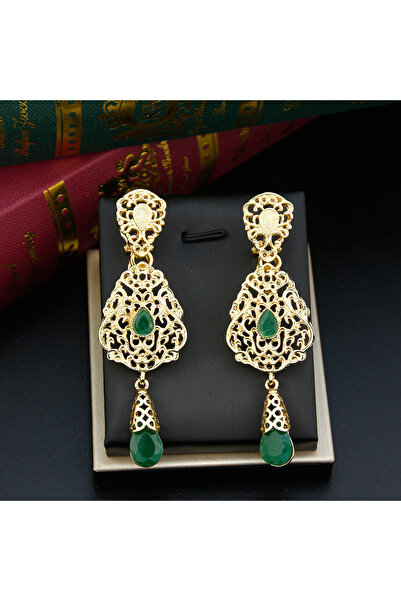 Choice ER3663green Sunspicems Chic Crystal Morocco Earring for Women Royal Lo...