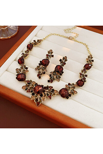 Choice مجموعة أقراط على شكل ورقة مربعة بتصميم فريد من نوعه للنساء، قلادة خفيف...