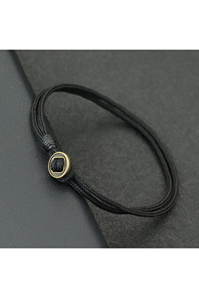 Choice سوار باراكورد أسود بسيط 2 مم للرجال مصنوع يدويًا من طبقتين من الفايكنج...