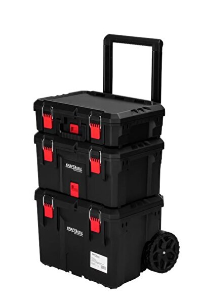 Kraft&dele Cărucior de scule cu 3 cutii, Kraft&Dele, KD1077