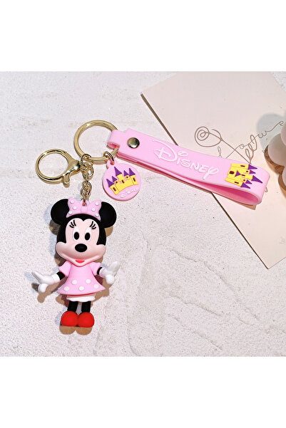 Choice 1 pc KC4322 22 Style Disney Mickey Mouse Keychain - Cute Stitch & Minn...