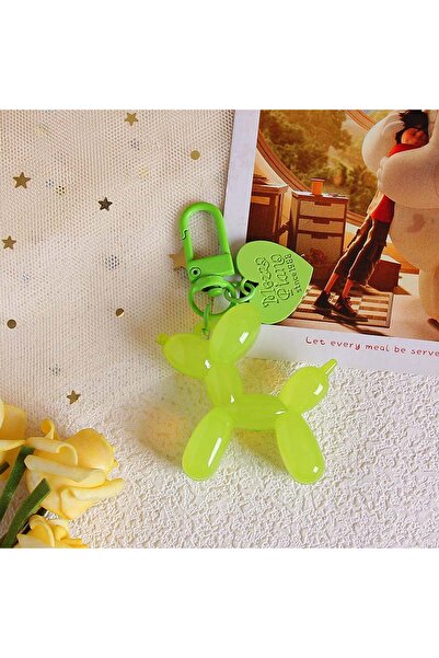 Choice 02 Cute Jelly Colored Balloon Dog Keychains For Women Y2k Bag Pendant ...