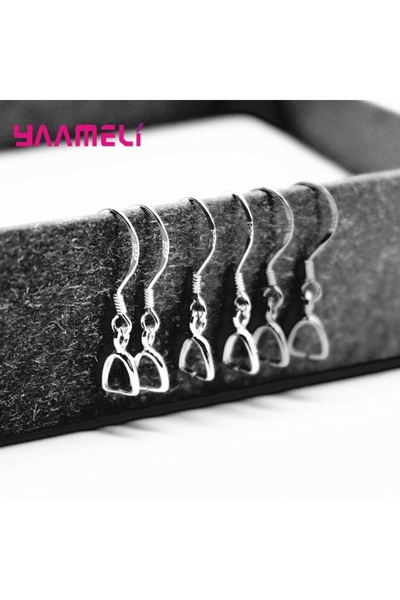 Choice مجموعة من 50 قطعة من الفضة الإسترلينية 925 للبيع بالجملة، مكونات وموصل...