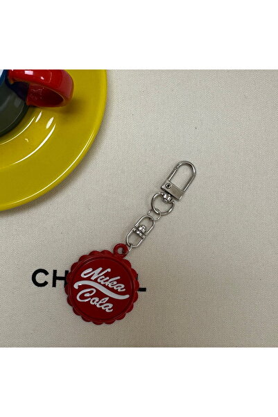 Choice 1 قطعة حمراء إبداعية متعددة الألوان غطاء زجاجة حقيبة المعلقات سلسلة الهاتف المحمول سلاسل المفاتيح زينة السيارة