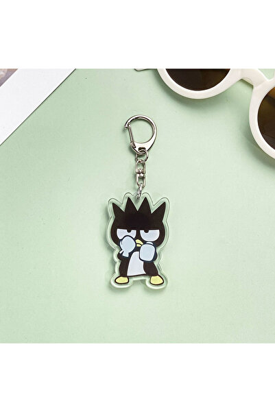 Miniso 5 cm 1 Sanrio Bad Badtz-Maru Acrylic Keychain Accessories Bag Charms C...