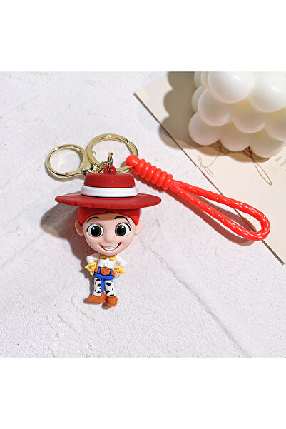 Miniso KC4228 6 قطع/مجموعة سلسلة مفاتيح ديزني أنمي قصة لعبة دمية وودي باز لاي...