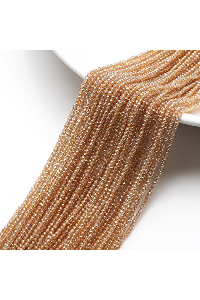 Choice23 1 مم حوالي 420 قطعة HPJ 3 خيوط 1 مم خرز صغير 32 وجهًا كرة مستديرة كر...