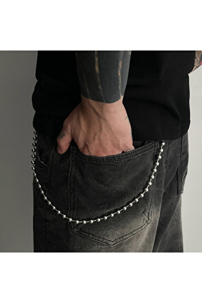 Choice D00K1BK01724 IngeSight.Z Hip Hop Minimalist Metal Sphere Chain Keychai...