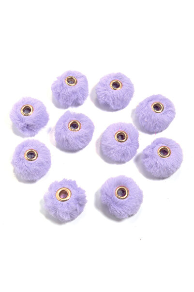 Choice 10 قطع من خرزات الفرو المغطى بالخرز الكروي متعدد الألوان اللطيف من أجل...