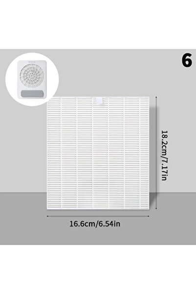 JETTING قطعة واحدة A6 【ZYAL-1】 فلتر بديل لجامع غبار الأظافر، فلتر مكنسة كهربا...