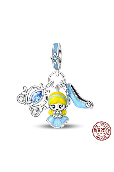 Choice PAC1533 2025 جديد 925 فضة استرلينية 925 سيارة قرع الأميرة والصبار سحر ...