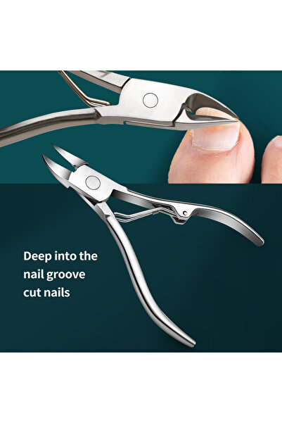 Choice كماشة تقليم بشرة فضية، مزيل بشرة احترافي من الفولاذ المقاوم للصدأ، أدا...