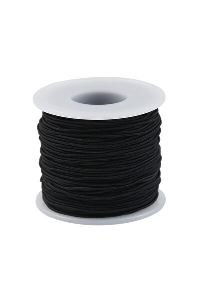 Choice حبل مطاطي ملون متعدد الألوان بطول 50 مترًا، بعرض 1 مم، مصنوع من خيوط ا...