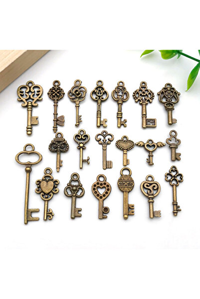 Choice SN924-20pcs 20/100pcs Mini Key Series (يشمل تشطيبات ذهبية عتيقة/برونزي...