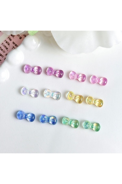 Choice مجموعة متنوعة من 30 قطعة من زينة أظافر جيلي سمين بسيطة من 30 قطعة، شفا...