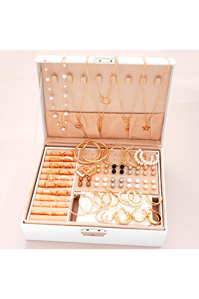 Choice مجموعة مجوهرات من الذهب الأصفر الفاتح، مزيج من لون الذهب والمعادن، مصن...