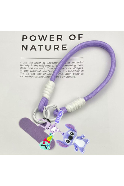 Choice PURPLE Anime Cute Phone Lanyard for Teens - Disney Braided Anti-Loss S...