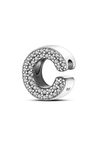 Choice39 KTC165-C 925 Sterling Silver Fit 925 Original Bracelet DIY A-Z Alpha...