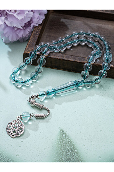 Choice سوار من الخرز مصنوع يدويًا من 45 تسبيحًا باللون الأخضر، 5 ألوان اختيار...