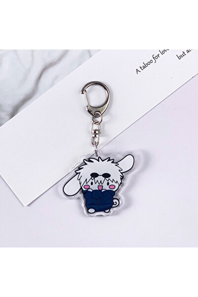 Miniso 5 cm 5 Sanrio Jujutsu Kaisen Cute Acrylic Keychain Accessories Funny B...